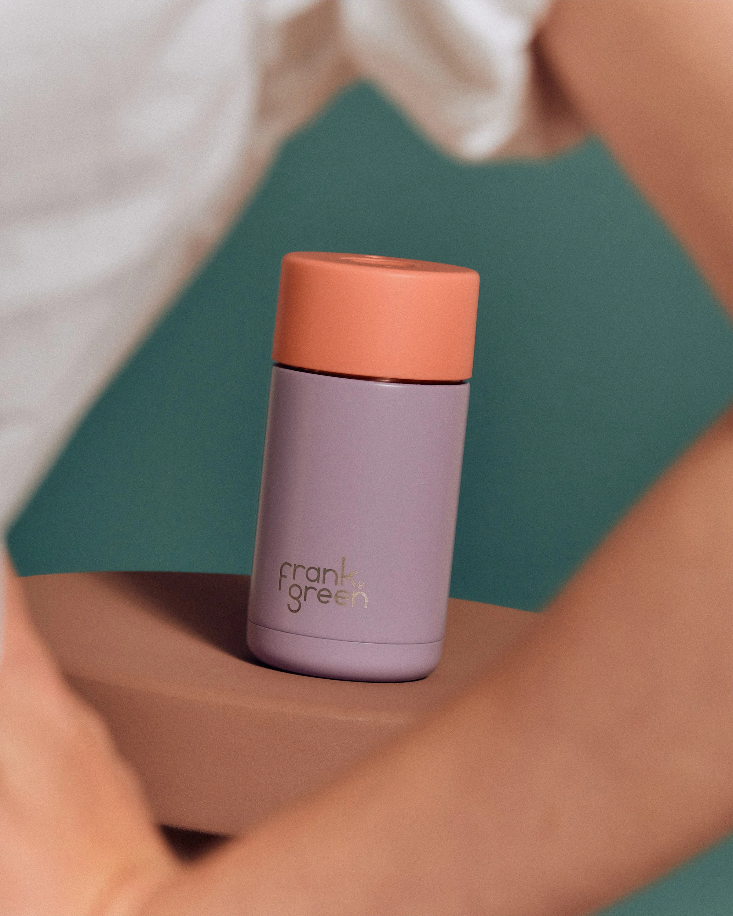 Ceramic Reusable Cup - 12oz / 355ml - Cloud - Image 3