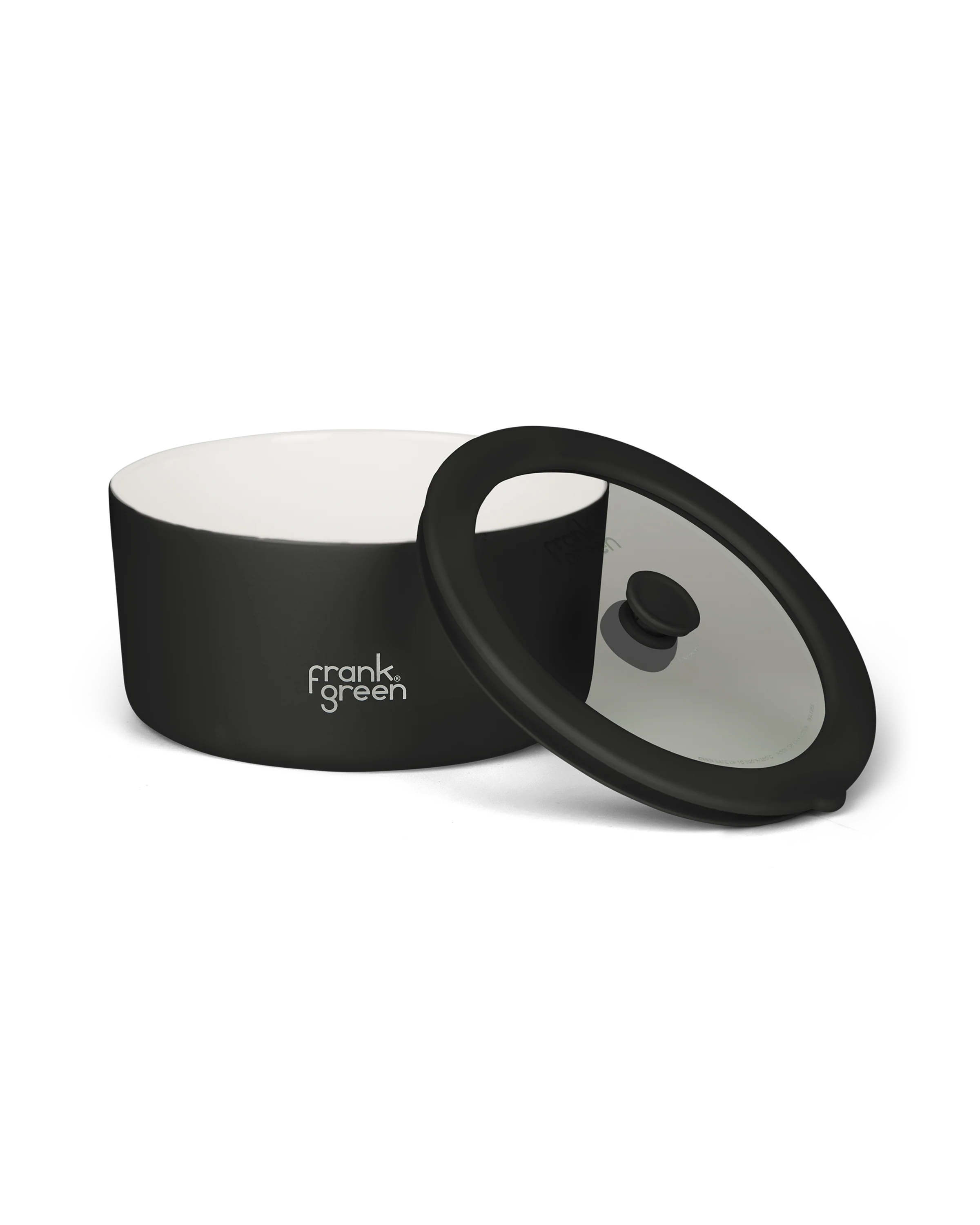 Porcelain Bowl with Glass Lid - 1,500ml - Image 3